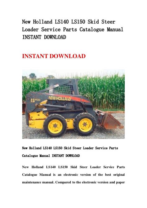 new holland ls140 parts diagram